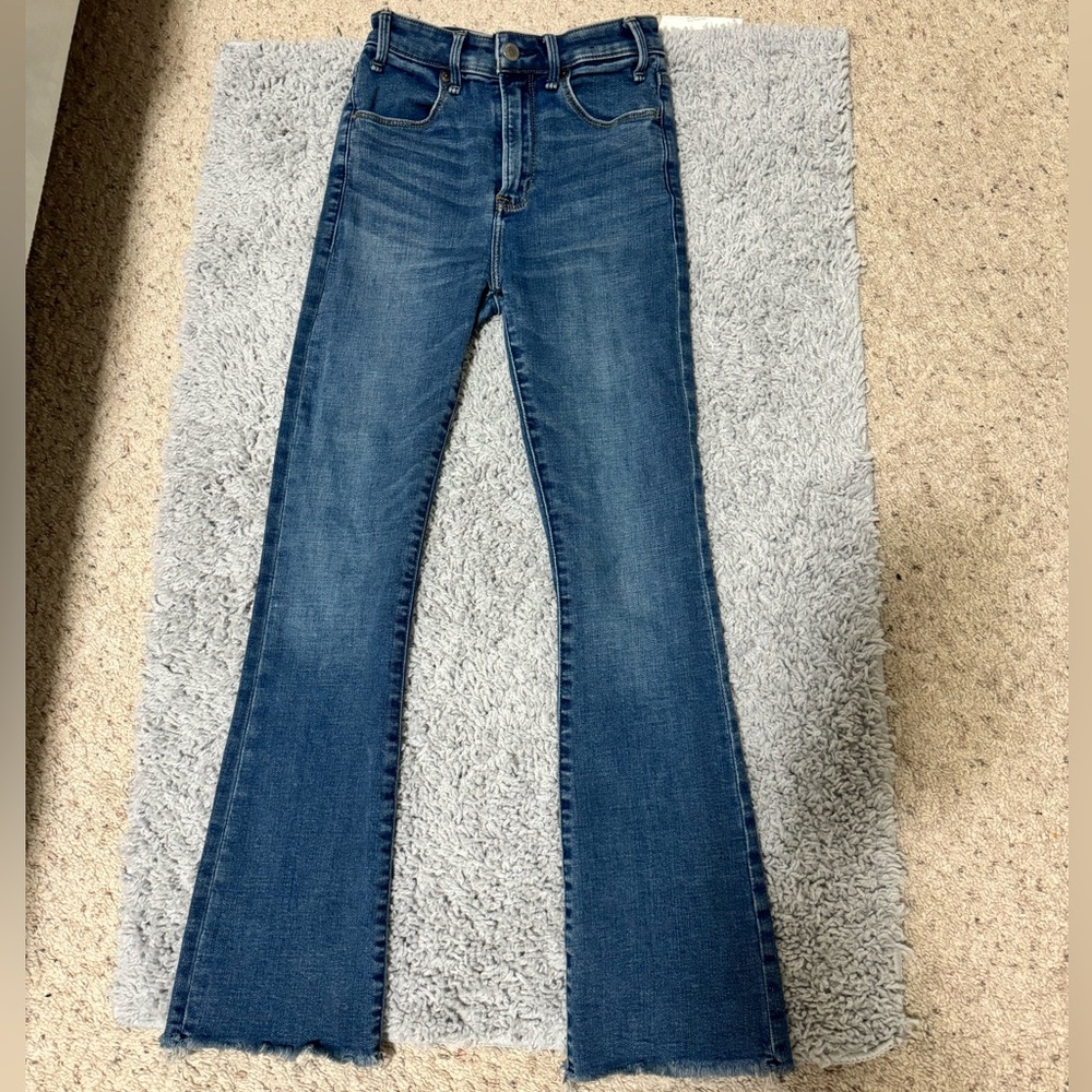 High Rise Flare Abercrombie Jeans